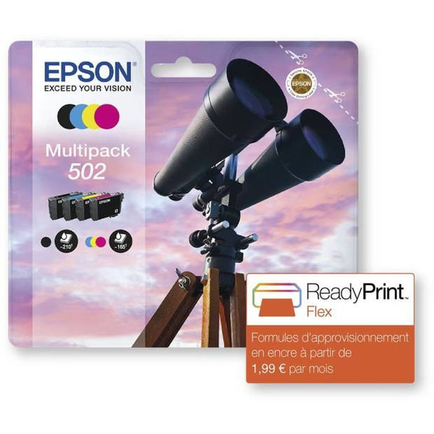 Epson 502 Multipack zwart en kleur cartridge