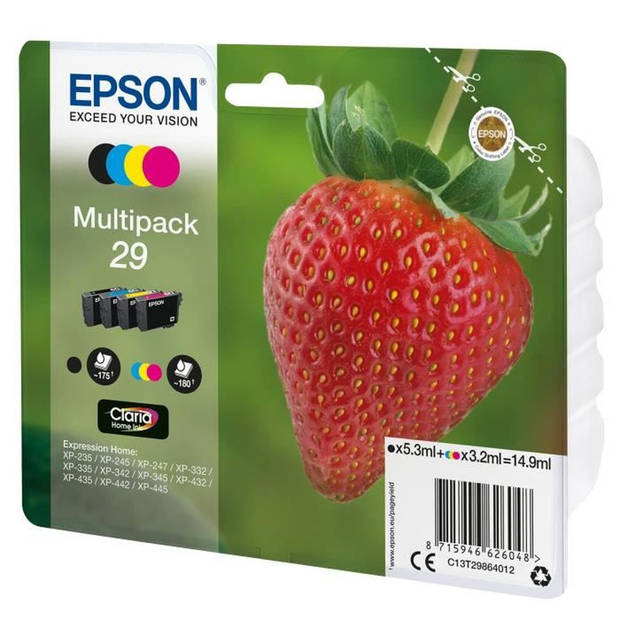 EPSON Multipack-inktcartridge - zwart, cyaan, magenta, geel