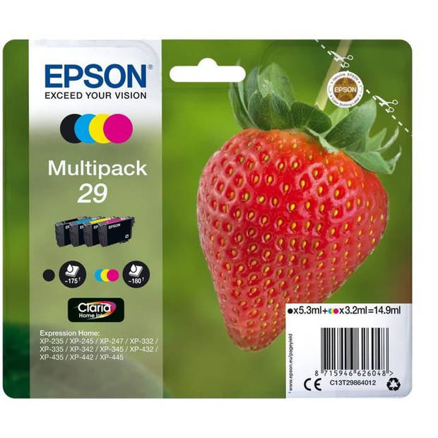 EPSON Multipack-inktcartridge - zwart, cyaan, magenta, geel