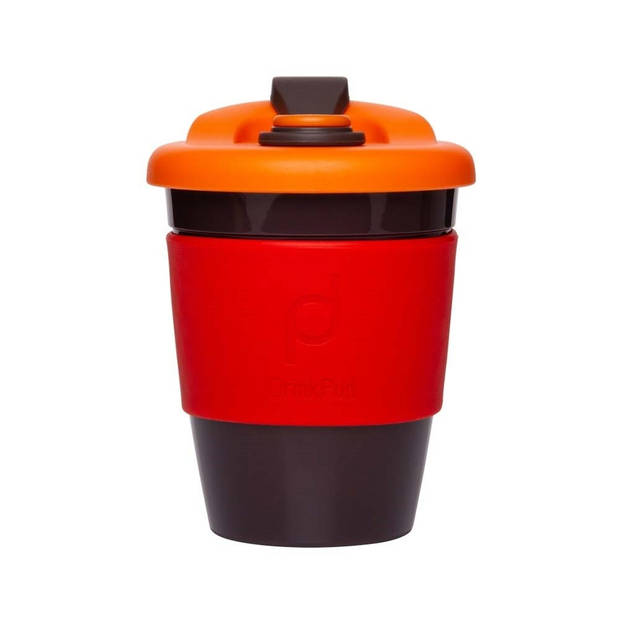 Pioneer - Set van 2 - Herbruikbare Koffiebeker - 340ml - Vulcano Red - Kunststof - Pioneer