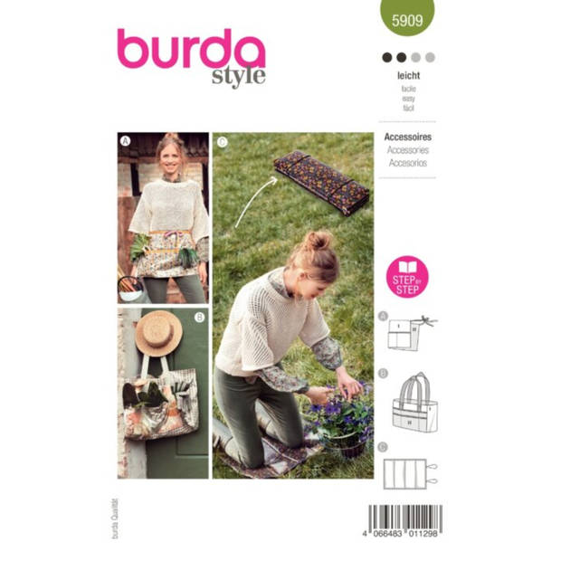 Burda 5909 Accessoire maat –