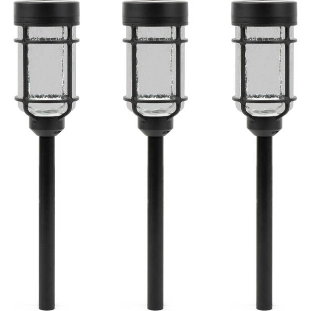 Luxform - 3x Solar Tuinlamp - Catala - 6 Lumen - Set van 3 stuks