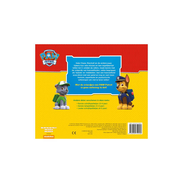 Deltas Paw Patrol leuke telspelletjes