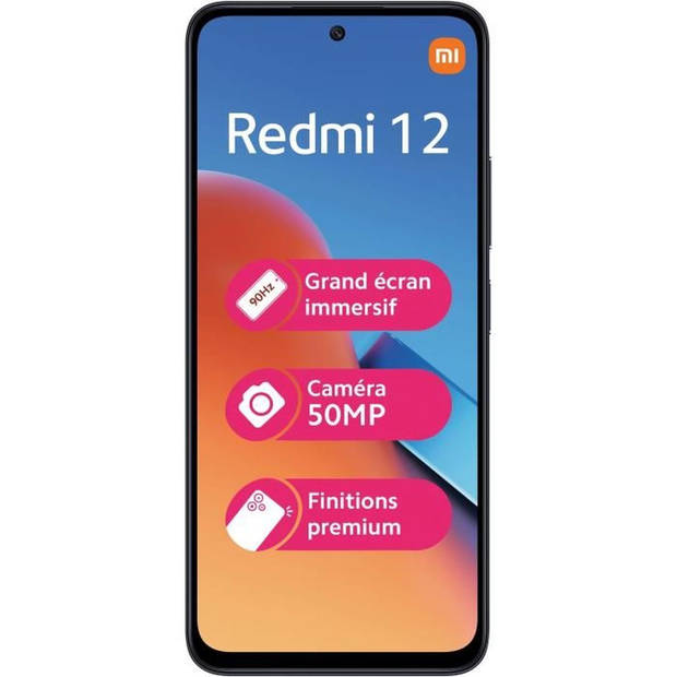 Xiaomi - Redmi 12 4 - 128 GB - zwart