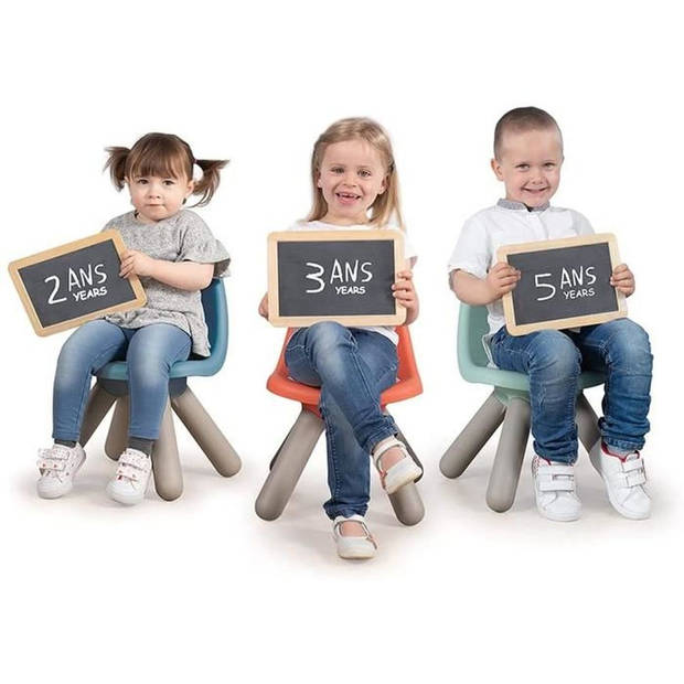 Smoby - Kinderstoel - Kindermeubels - Vanaf 18 Maanden - Binnen en Buiten - Steenrood