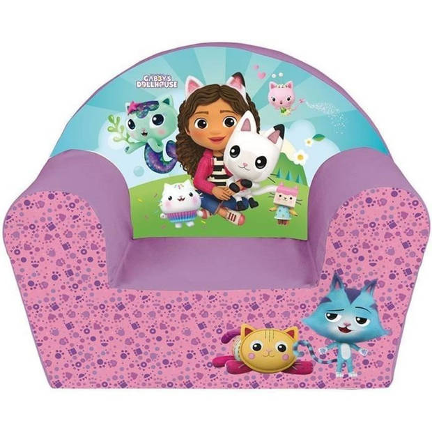 Clubstoel voor kinderen GABBY AND THE MAGIC HOUSE - Fun House - L.52 x D.33 x H.42 cm - herkomst Frankrijk