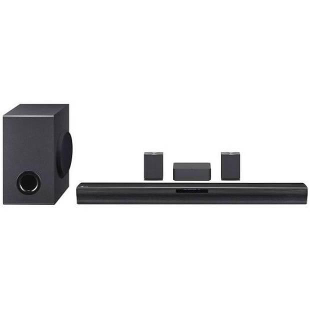 LG SQC4R soundbar - Draadloze subwoofer en achterspeakers - 4.1 - 220W - Dolby Digital - Bluetooth - Zwart