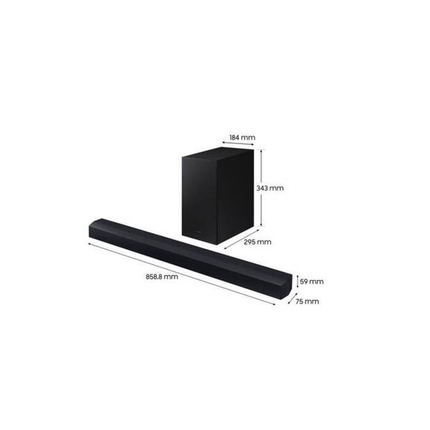 Samsung HW -C440 - 2.1CH Soundbar - 300W - Bluetooth - Virtuele DTS: X - Wireless Bass Box - Bass Boost