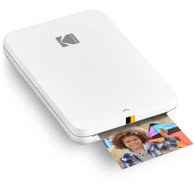 Instant mobiele fotoprinter - KODAK - Step Printer Slim - 5,1 x 7,6 cm foto's zinkpapier - iOS en Android