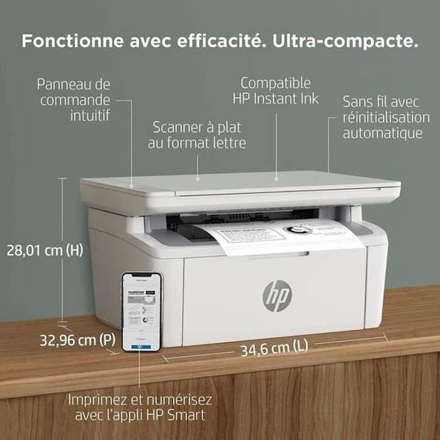 HP LaserJet M140w multifunctionele zwart-wit laserprinter