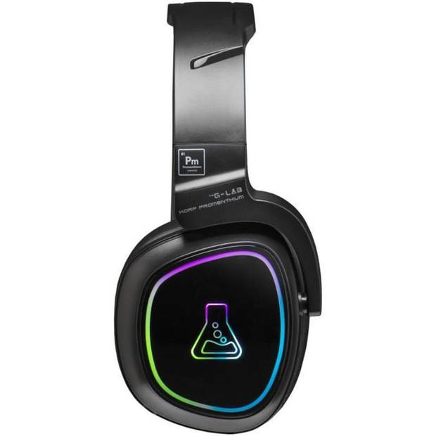 Gaming Headset - THE G-LAB - KORP-PROMETHIUM - Draadloos + Bluetooth - Compatibel met PC, PS4, XboxOne - Zwart