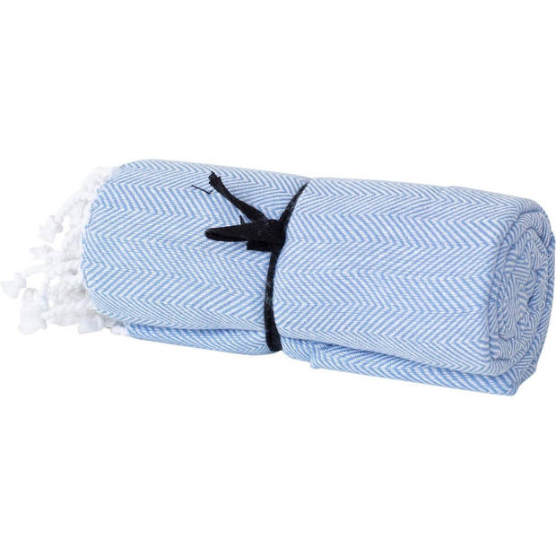 Hamamdoek - Take A Towel - saunadoek - 100x180cm - 100% katoen - pestemal - Lichtblauw