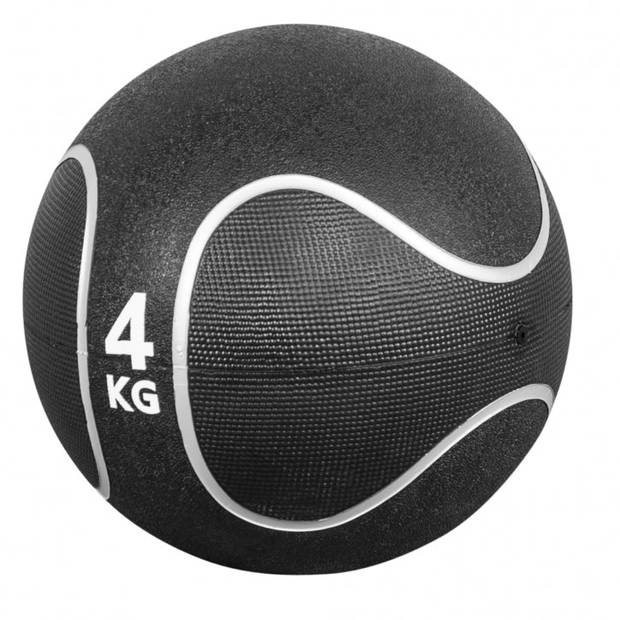 Gorilla Sports Medicijn Bal set 12 kg - 3 trainings Ballen - Medicine ball - Zwart