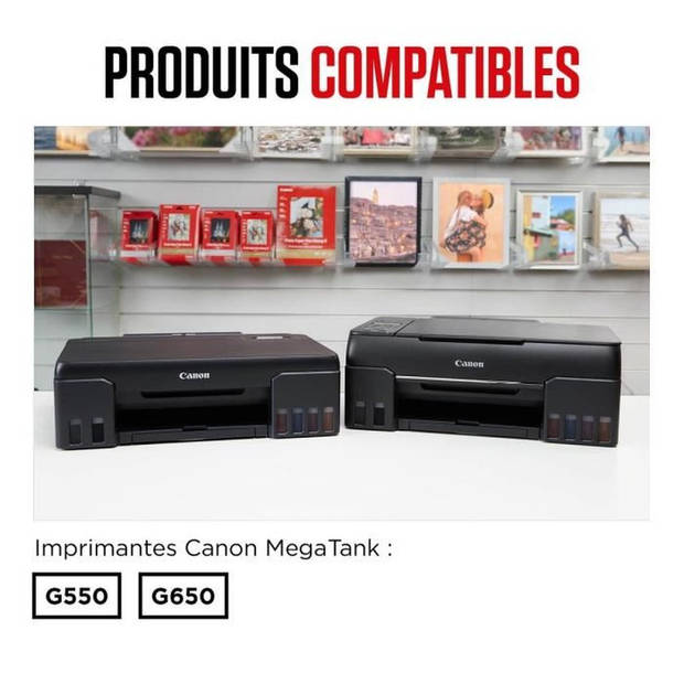 Inktfles - Canon - GI -53R - Rood - Pixma G650 en G550 compatibiliteit - (4717C001)