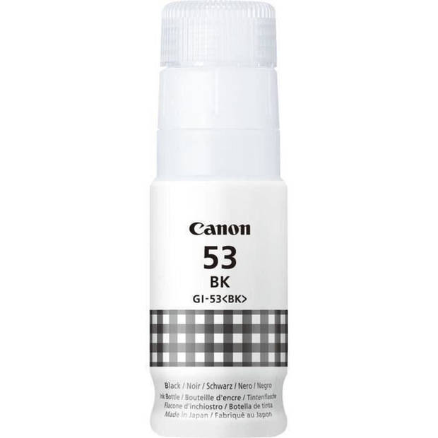 Inktfles - Canon - GI -53BK - Black - Pixma G650 en G550 compatibiliteit - (4699C001)