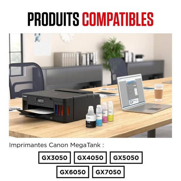 Inktfles - Canon - GI -56BK - Geel - Maxify GX -compatibiliteit - (4432C001)