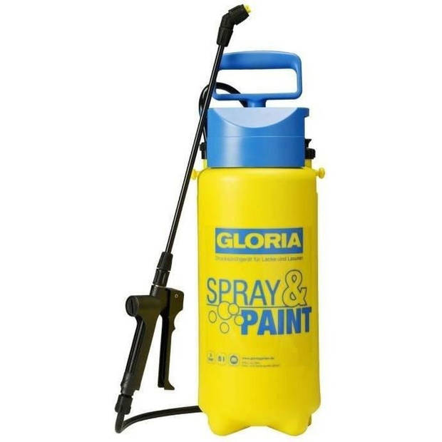 GLORIA Gloria Handspuit - Spray & Paint Model 5 L - 3 bar - Ventiel en vlakstraalsproeier - Viton afdichtingen