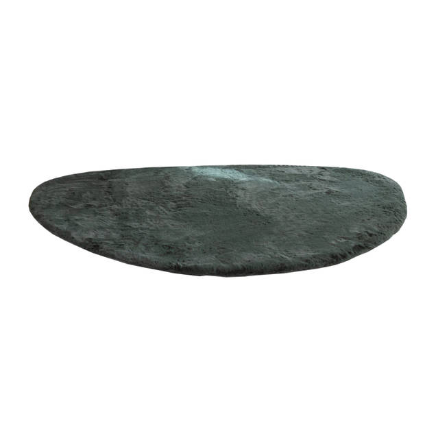 Elfida - Comfy Vloerkleed - Stone Tapijt - 110 x 165 cm - Mosgroen