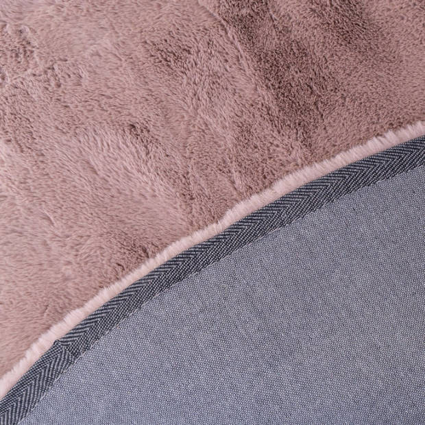 Elfida - Comfy Vloerkleed - Stone - 110 x 160 cm - Roze