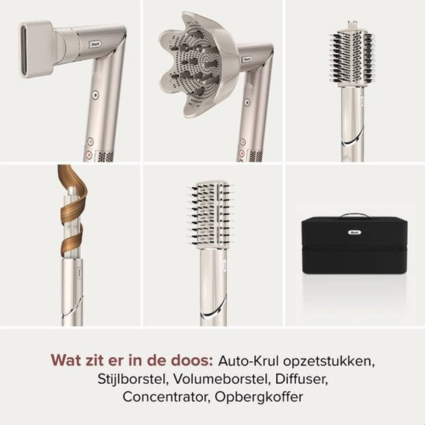 Shark FlexStyle 5-in-1 Föhn en Multistyler - Zilver/Goud - HD440SLEU