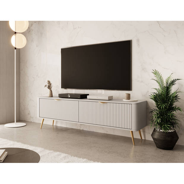 Meubella TV-Meubel Lima - Beige - 163 cm