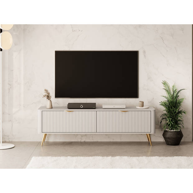 Meubella TV-Meubel Lima - Beige - 163 cm