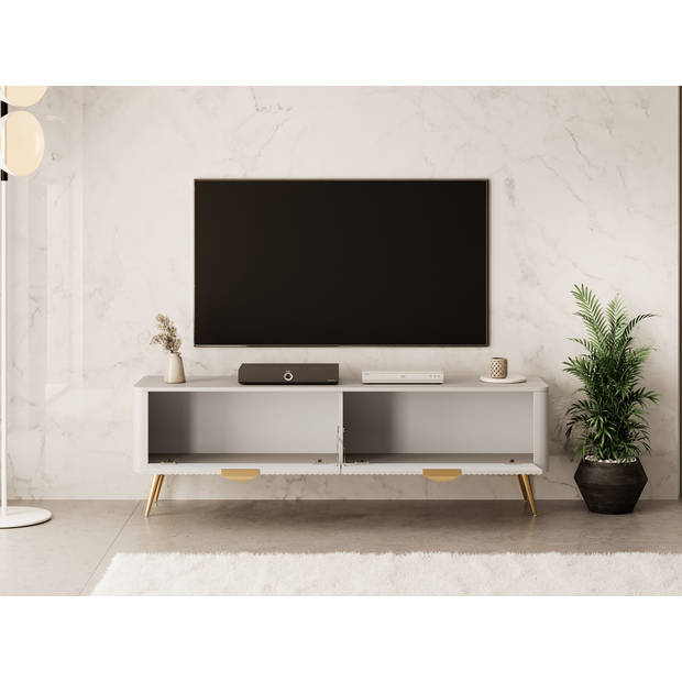 Meubella TV-Meubel Lima - Beige - 163 cm