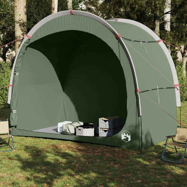 vidaXL Opbergtent waterdicht groen