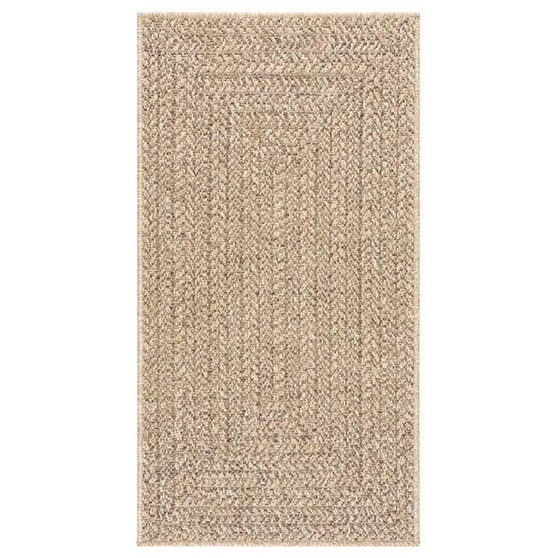 vidaXL Vloerkleed ZIZUR binnen en buiten 60x110 cm jute look