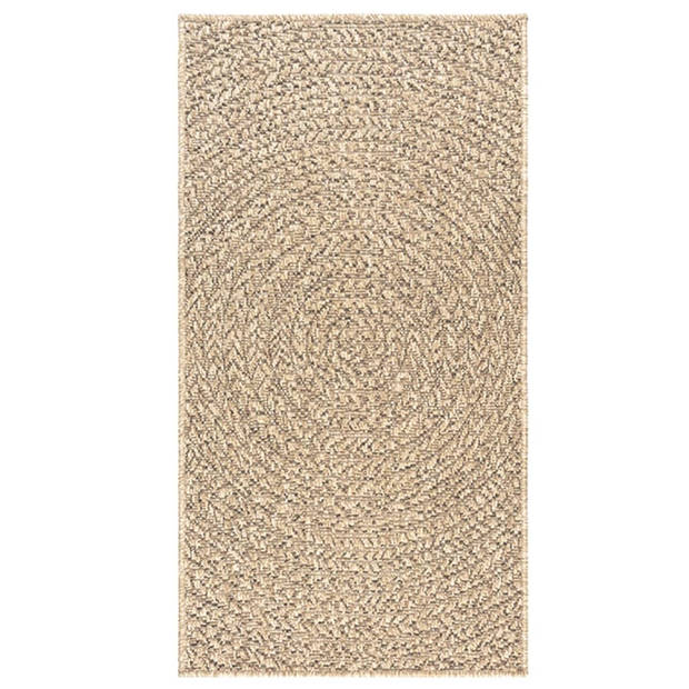 vidaXL Vloerkleed ZIZUR binnen en buiten 60x110 cm jute look