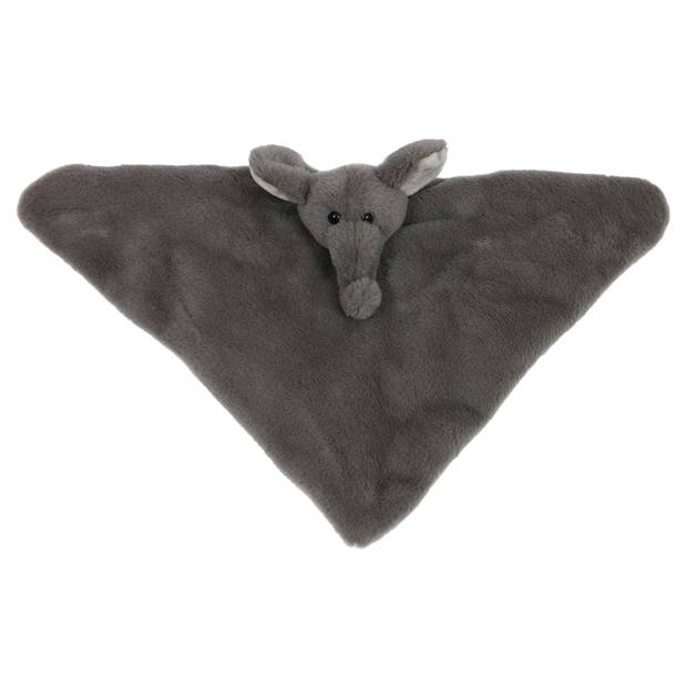 Pia Toys Knuffeldier Olifant - zachte pluche stof - tuttel/knuffeldoekje - grijs - 45 cm - Knuffeldoek