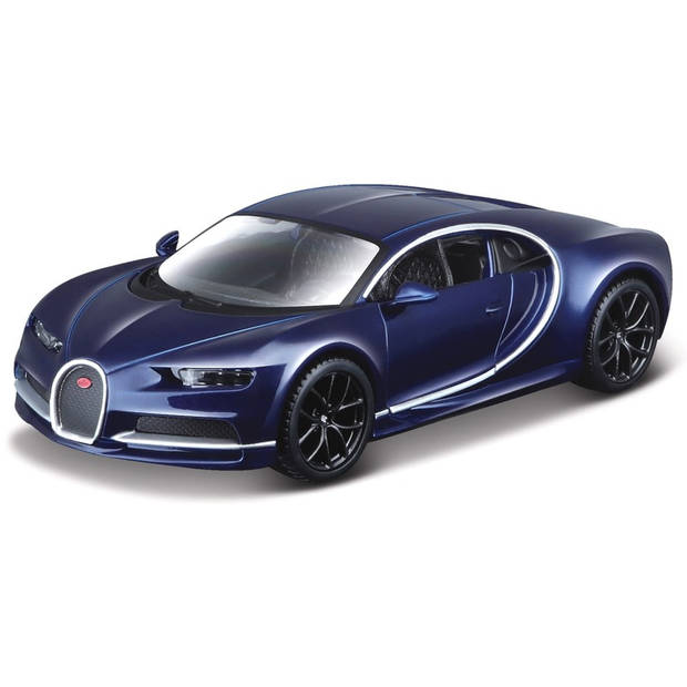 Schaalmodel Bugatti Chiron 1:32 blauw - Speelgoed auto's