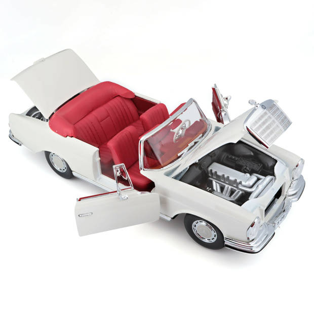 Schaalmodel Mercedes 280SE cabriolet 1:18 - Speelgoed auto's