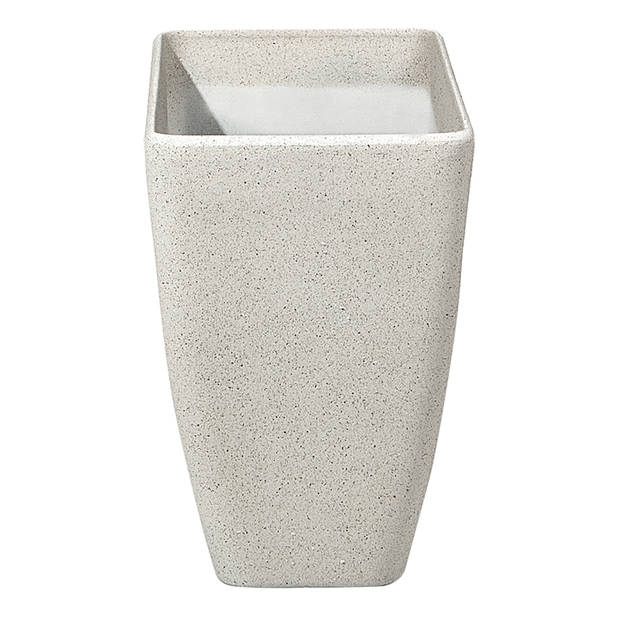 Beliani BARIS - plantenbak voor buiten-Beige-Stenenmix