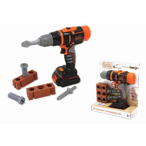 Smoby - Black+Decker - Mechanische boormachine