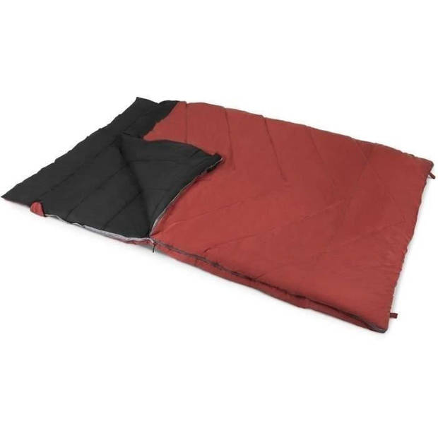 Slaapzak - KAMPA - Luzern 8 - 2 personen - 2,25 mx 1,5 m - Rood