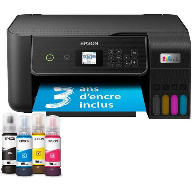 Multifunctionele A4-printer - EPSON - Ecotank ET-2870 - Wi-Fi - Inkttanks - Inclusief 3 jaar inkt