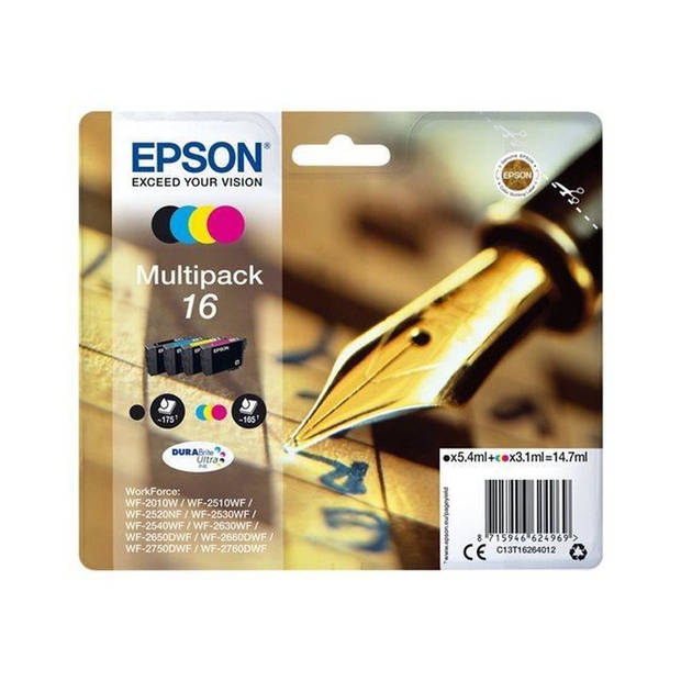 Epson 16 Multipack zwart en kleur cartridge