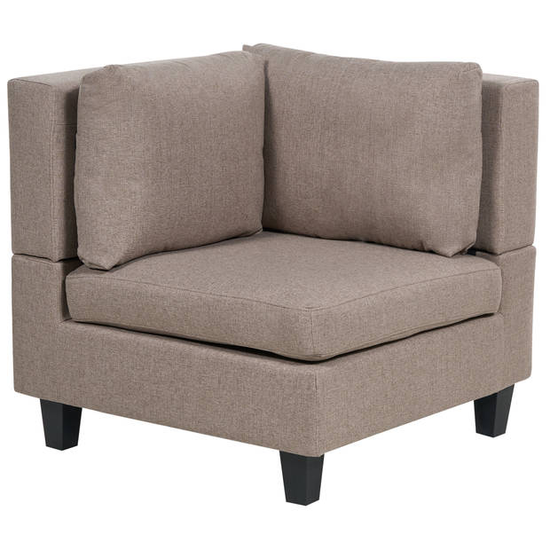 Beliani UNSTAD - Modulaire Sofa-Bruin-Polyester