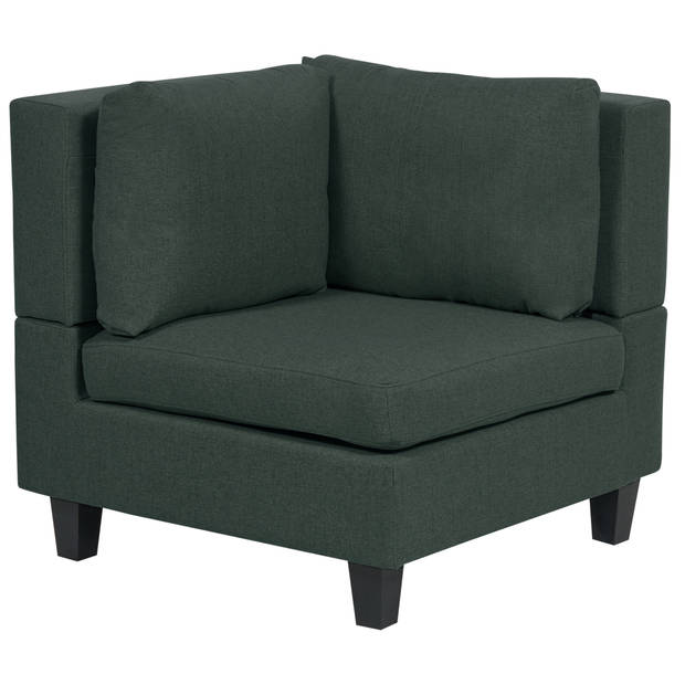 Beliani UNSTAD - Modulaire Sofa-Groen-Polyester