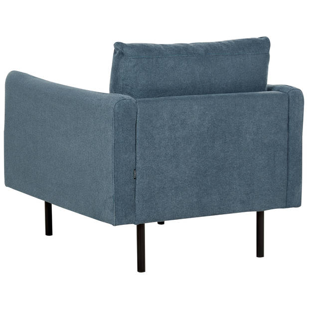 Beliani VINTERBRO - Fauteuil-Blauw-Chenille