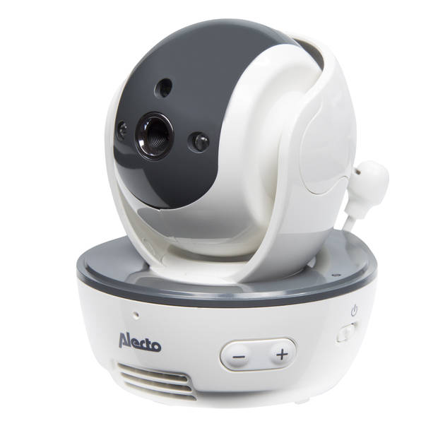 Babyfoon met camera en 4.3" kleurenscherm Alecto Wit-Antraciet