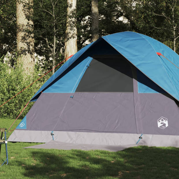 vidaXL Koepeltent 6-persoons waterdicht blauw