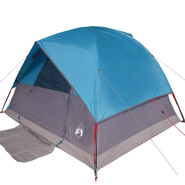 vidaXL Koepeltent 6-persoons waterdicht blauw