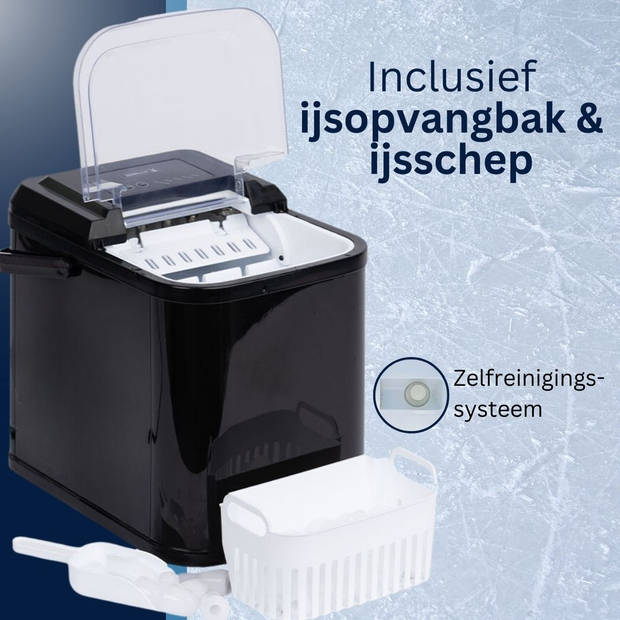 BluMill Compact Ijsblokjesmachine - All Black