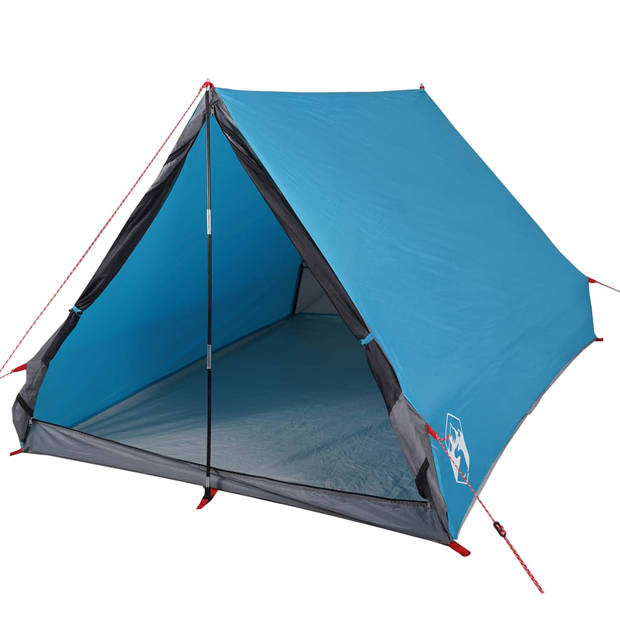 vidaXL Tent 2-persoons A-frame waterdicht blauw