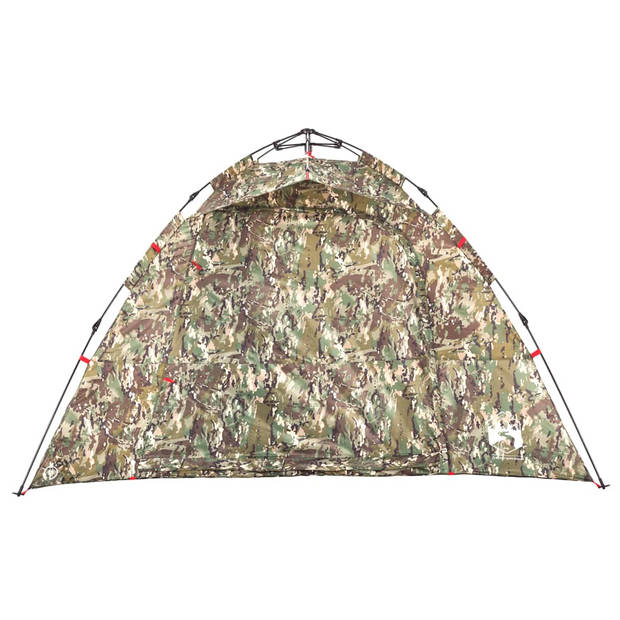 vidaXL Tent 4-persoons snelontgrendeling camouflage