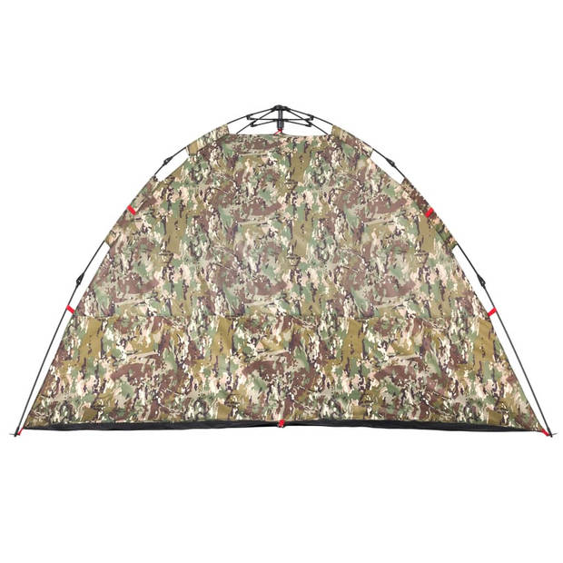 vidaXL Tent 4-persoons snelontgrendeling camouflage