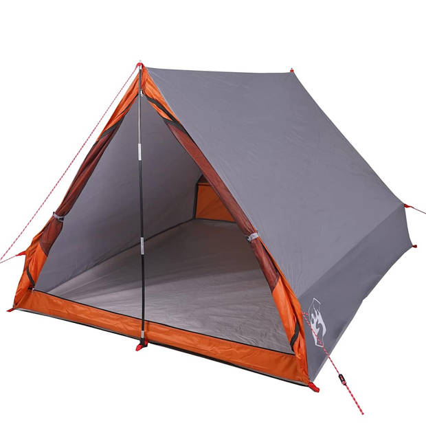 vidaXL Tent A-frame 2-persoons waterdicht grijs