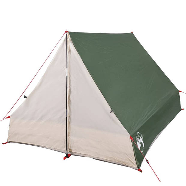 vidaXL Tent A-frame 2-persoons waterdicht groen